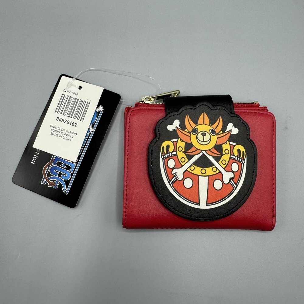 One Piece Thousand Sunny Flap Mini Wallet NEW